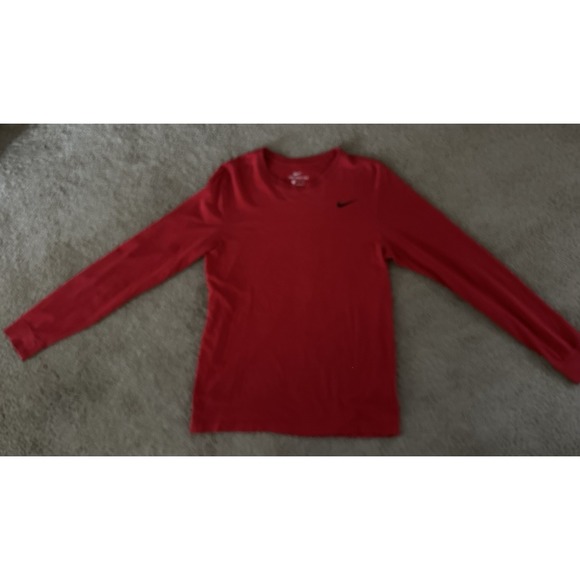 Nike Other - Men's‎ NIKE Red Long Sleeve; Size Small